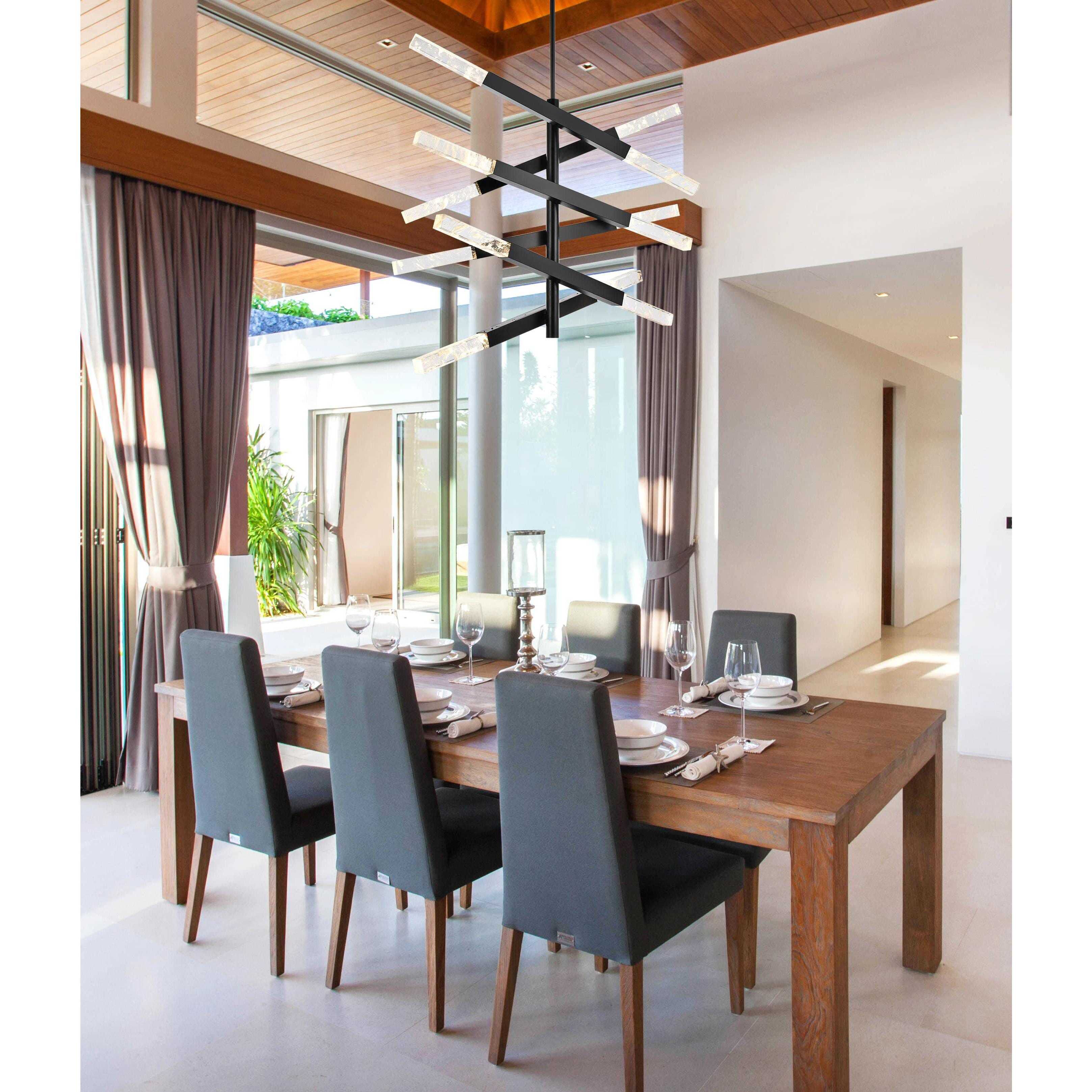 Ari 12 Light 17.5 inch Black Pendant Ceiling Light