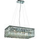 Maxime 6 Light 12 inch Chrome Dining Chandelier Ceiling Light in Royal Cut