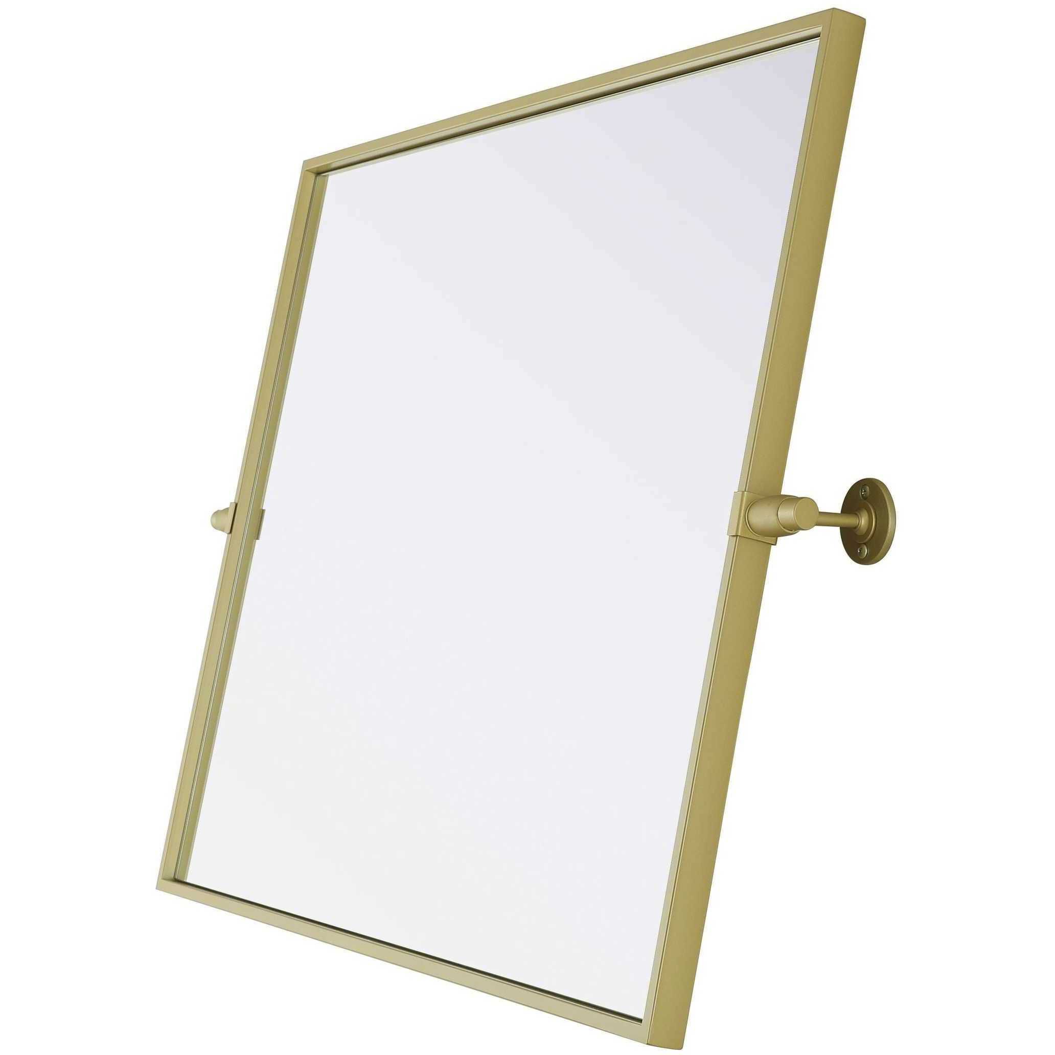 Amoura 30 X 24 inch Brass Mirror
