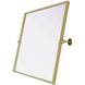 Amoura 30 X 24 inch Brass Mirror