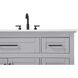Remington 42 X 35 inch Grey Bathroom Vanity Cabinet