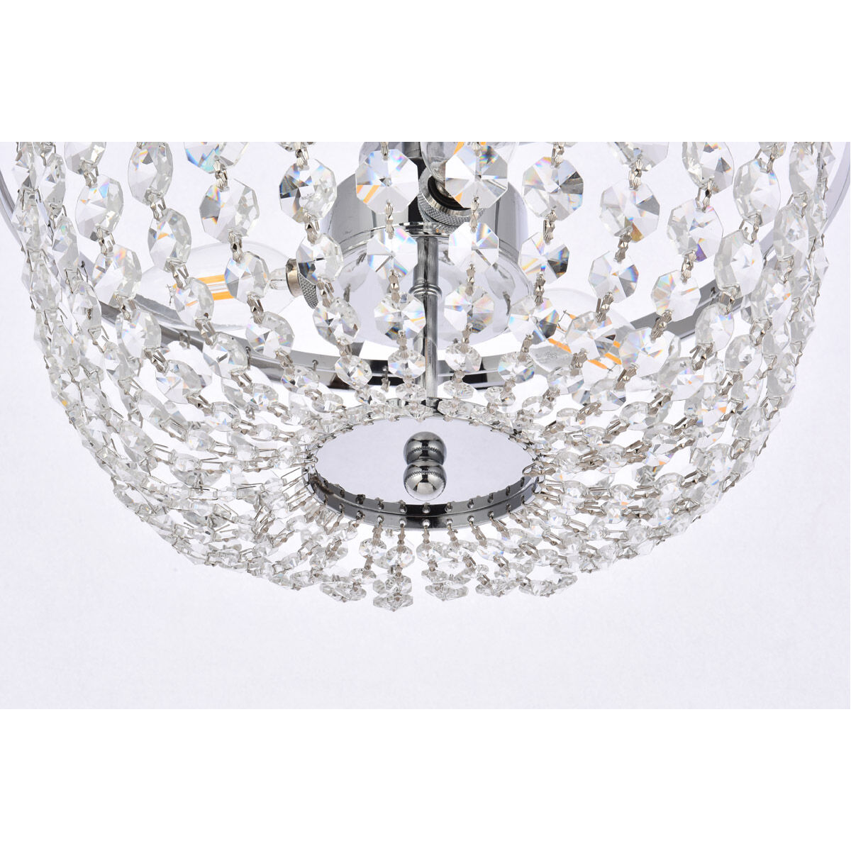 Gianna 3 Light 13 inch Chrome Pendant Ceiling Light