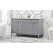 Bennett 60 X 21 X 35 inch Grey Vanity Sink Set