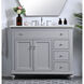 Otto 42 X 21 X 35 inch Grey Vanity Sink Set