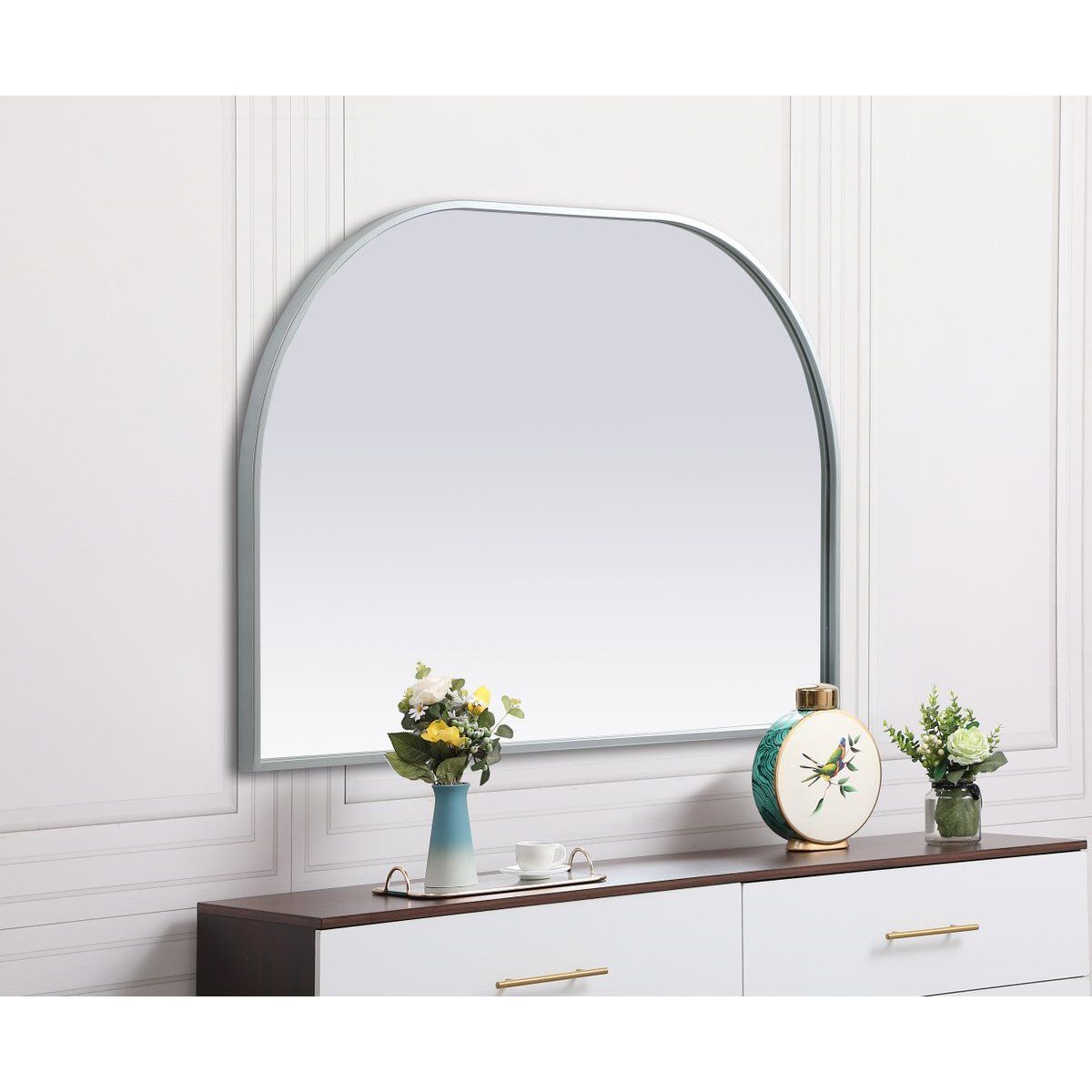 Blaire 36 X 24 inch Silver Mirror
