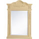 Lenora 36 X 24 inch Light Antique Beige Wall Mirror