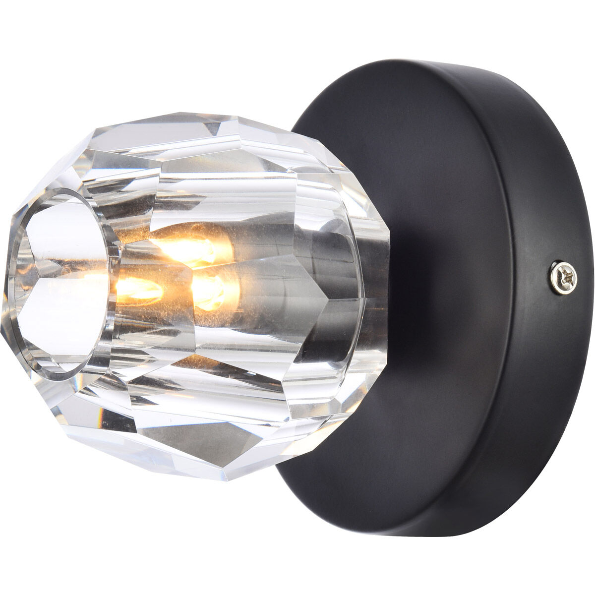 Eren 1 Light 5 inch Black Flush Mount Ceiling Light