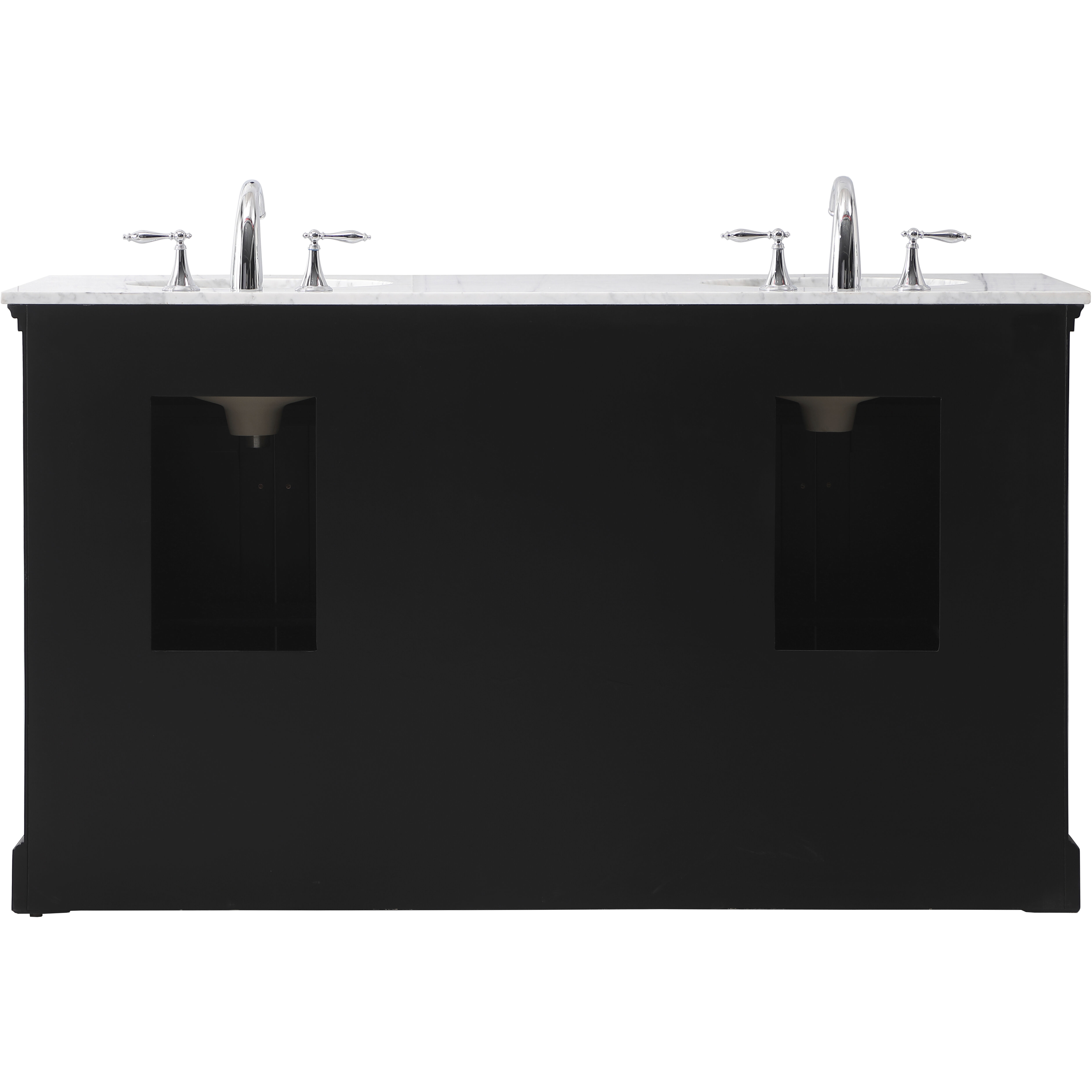Clarence 60 X 22 X 35 inch Black Vanity Sink Set