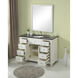 Otto 48 X 35 inch Antique White with Black Granite Vanity Set 