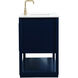 Larkin 48 X 22 X 34 inch Blue Vanity Sink Set