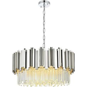 Willow 8 Light 24 inch Chrome Chandelier Ceiling Light