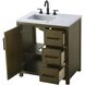 Alina 32 X 34 inch Hazel Oak Bathroom Vanity Cabinet