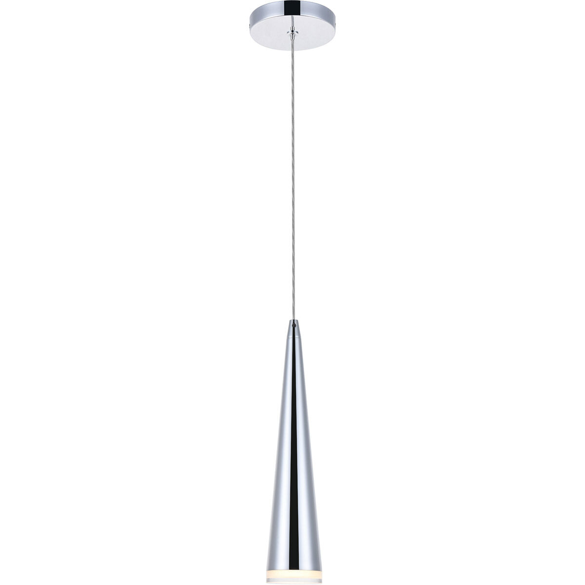 Fantasia LED 4.72 inch Chrome Pendant Ceiling Light
