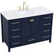Irene 48 X 22 X 34 inch Blue Vanity Sink Set