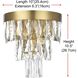 Josephine 2 Light 10 inch Satin Gold Wall Sconce Wall Light