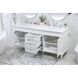 Bennett 72 X 21 X 35 inch White Vanity Sink Set