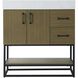 Caroline 32 X 34 inch Chestnut Brown Bathroom Vanity Cabinet