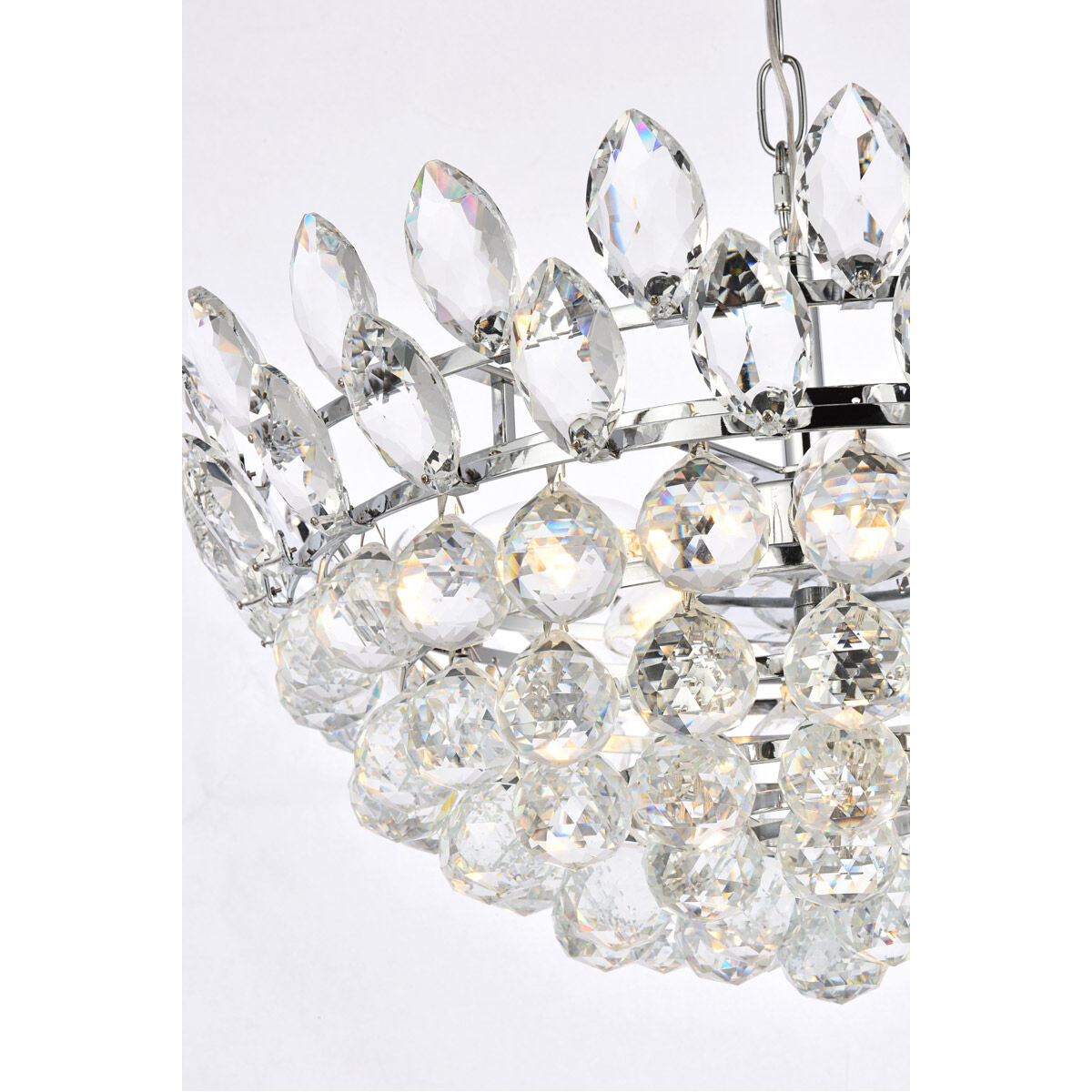 Emilia 5 Light 20 inch Chrome Pendant Ceiling Light