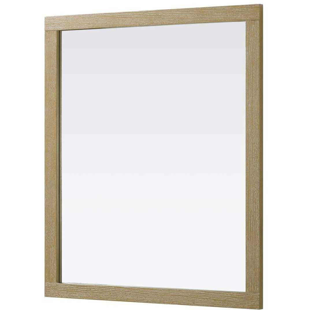 Norah 42 X 36 inch Linen Oak Mirror