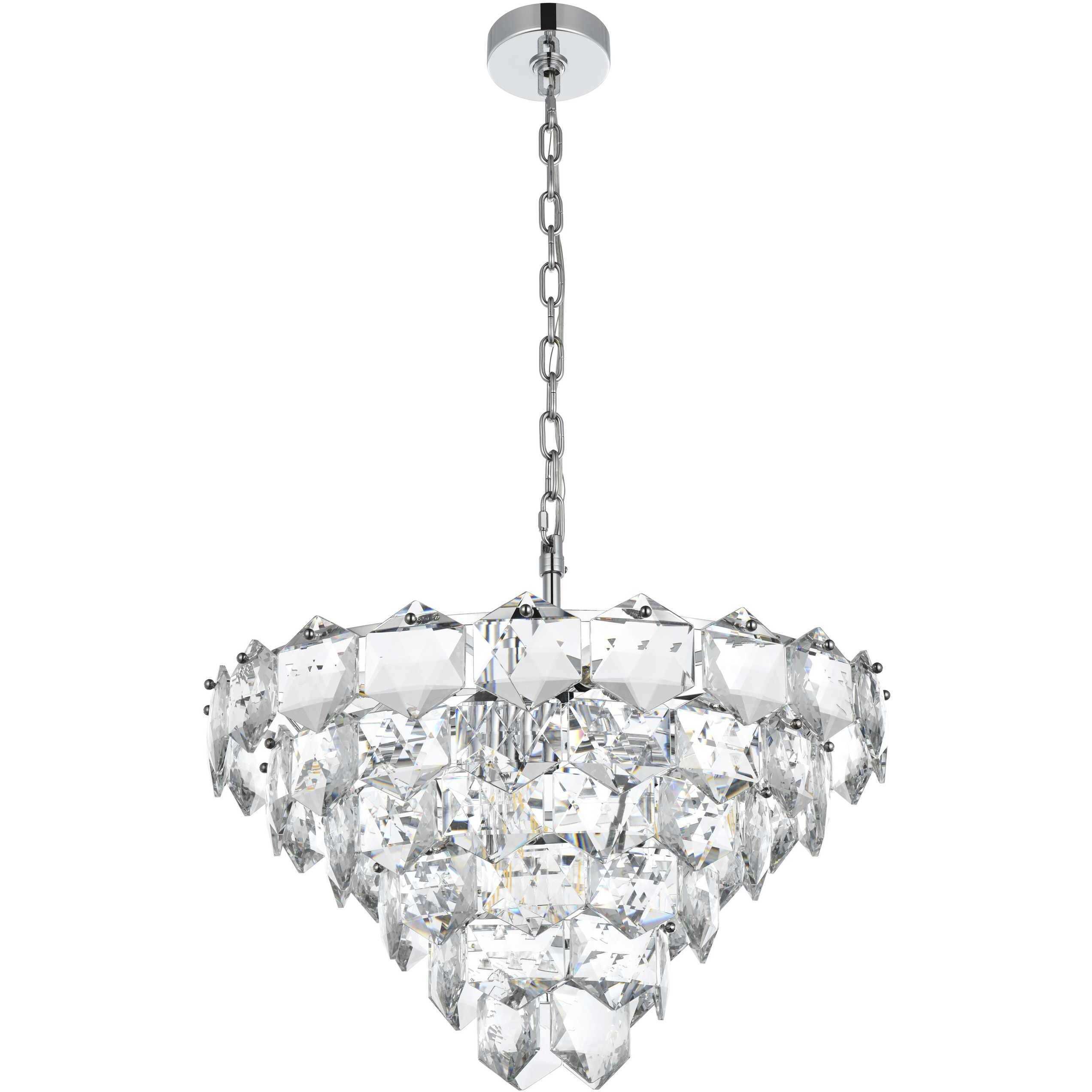 Adaline 11 Light 24 inch Chrome Chandelier Ceiling Light