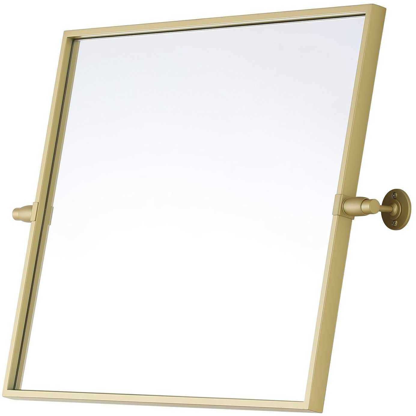 Amoura 24 X 20 inch Brass Mirror
