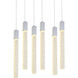 Weston 6 Light 32 inch Chrome Pendant Ceiling Light