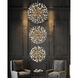 Vera 74 Light 44 inch Satin Gold Chandelier Ceiling Light