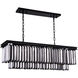 Sydney 12 Light 40 inch Matte Black Chandelier Ceiling Light, Urban Classic