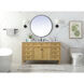 Park Avenue 60 X 21.5 X 35 inch Natural Wood Vanity Sink Set