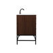 Eugene 60 X 22 X 34 inch Walnut Vanity Sink Set