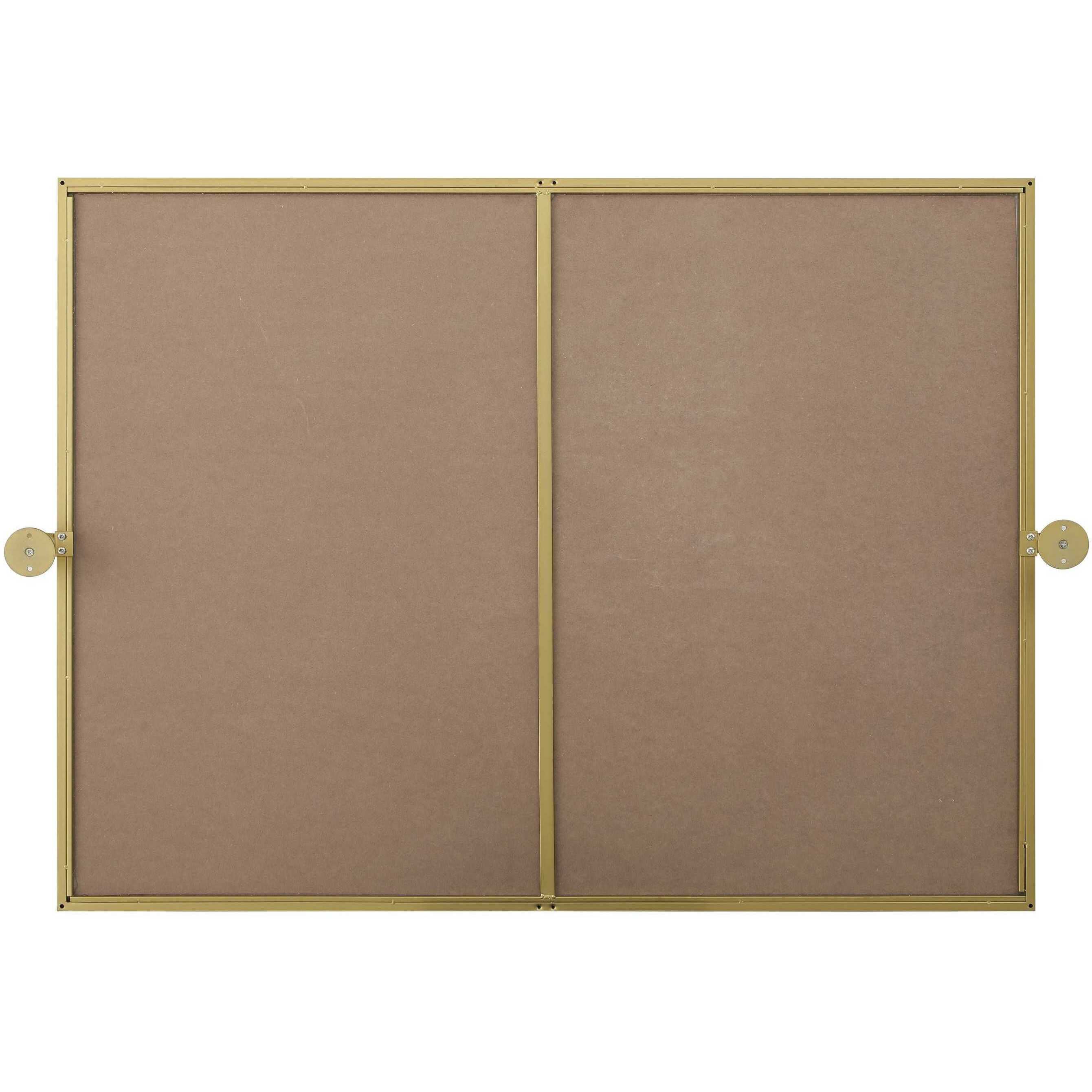 Amoura 40 X 30 inch Brass Mirror