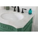 Danville 60 X 21 X 36 inch Vintage Mint Vanity Sink Set