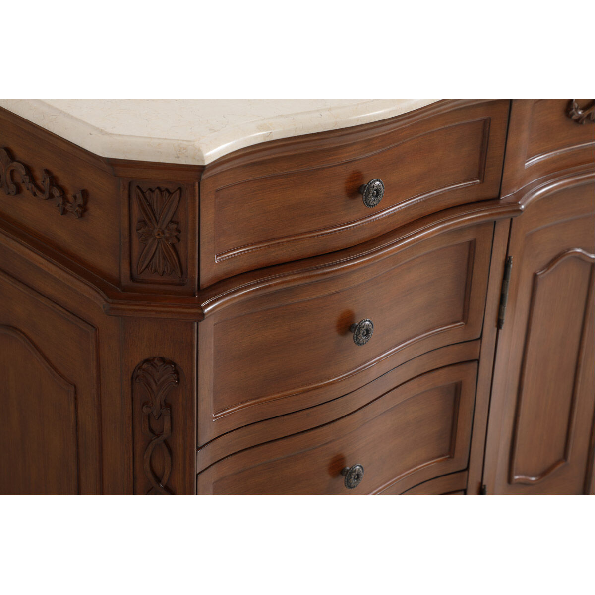 Danville 60 X 60 X 36 inch Teak Vanity Sink Set