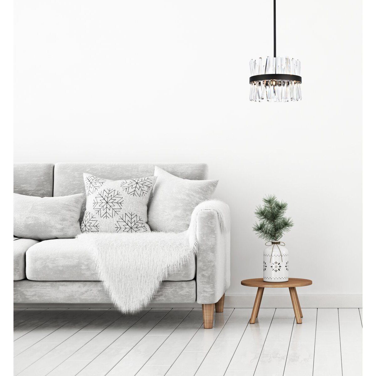 Serephina 8 Light 16 inch Black Pendant Ceiling Light