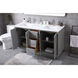 Hayes 60 X 22 X 35 inch Grey Vanity Sink Set