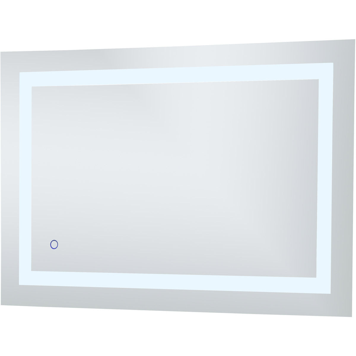 Helios 36 X 24 inch Silver Lighted Wall Mirror