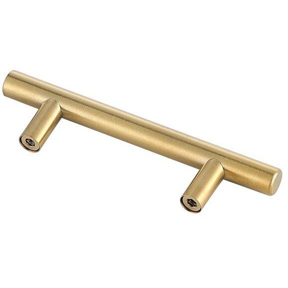 Quinn Brass Hardware Drawer Pull, Set of 10
