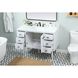 Cyrus 48 X 22 X 33.5 inch White Vanity Sink Set in Included