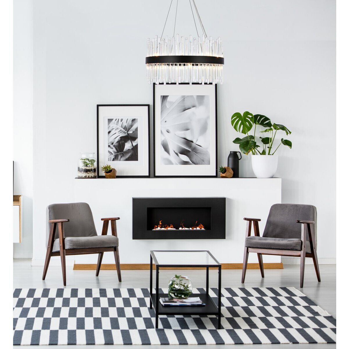 Dallas 16 Light 25 inch Black Pendant Ceiling Light