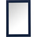 Aqua 36 X 24 inch Blue Vanity Mirror