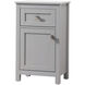 Adian Grey Bathroom Storage Cabinet