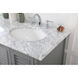Rhodes 60 X 22 X 35 inch Grey Vanity Sink Set