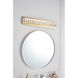 Monroe LED Gold Wall Sconce Wall Light