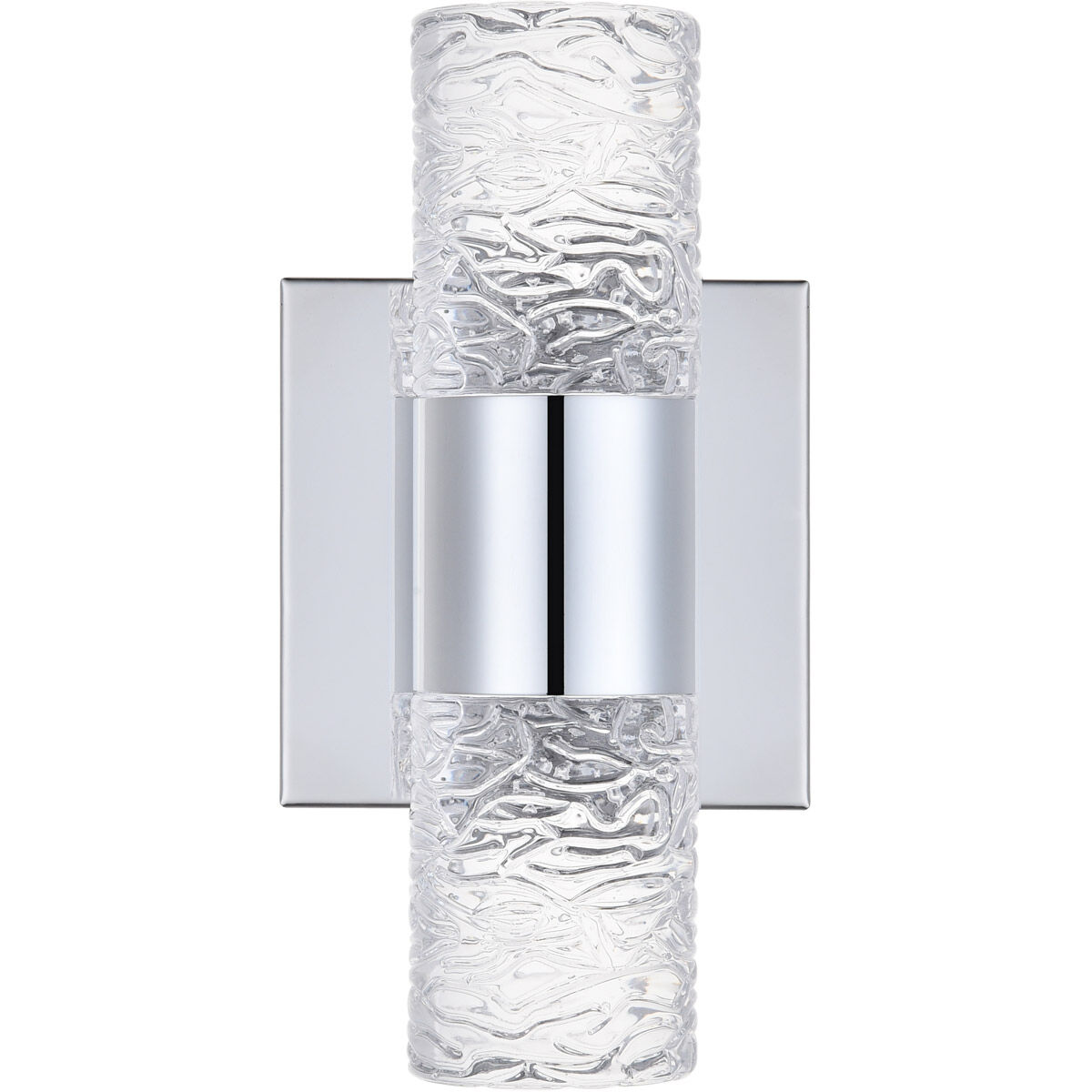 Vega LED 5 inch Chrome Wall Sconce Wall Light 