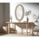 Marlowe 36 X 24 inch Linen White Mirror