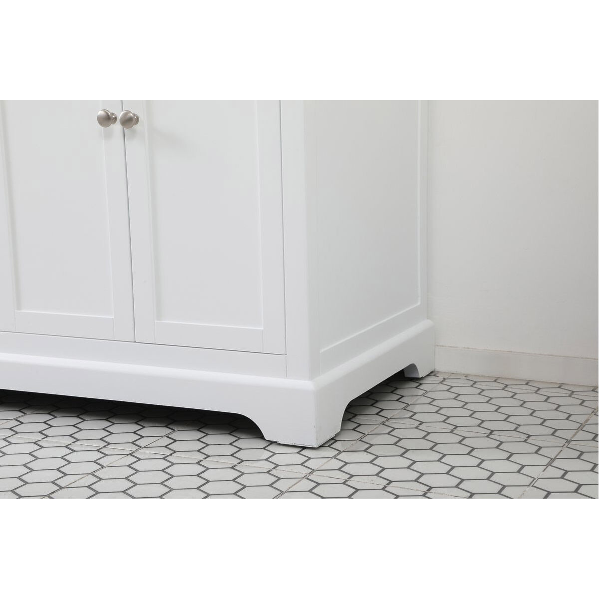 Franklin 60 X 22 X 34.75 inch White Bathroom Vanity Cabinet