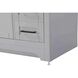 Remington 84 X 35 inch Grey Bathroom Vanity Cabinet