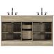 Remington 60 X 35 inch Natural Oak Bathroom Vanity Cabinet