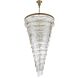 Sydney 58 Light 48 inch Satin Gold Chandelier Ceiling Light