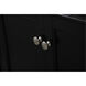 Park Avenue 72 X 21.5 X 35 inch Black Vanity Sink Set